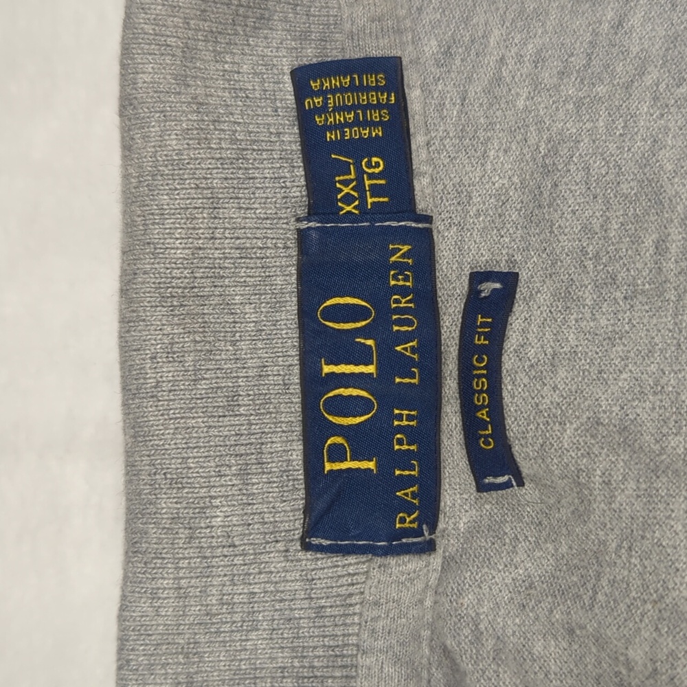 Polo Ralph Lauren Classic Fit Heather‎ Gray Mens Polo Shirt Size XXL - Picture 3 of 5